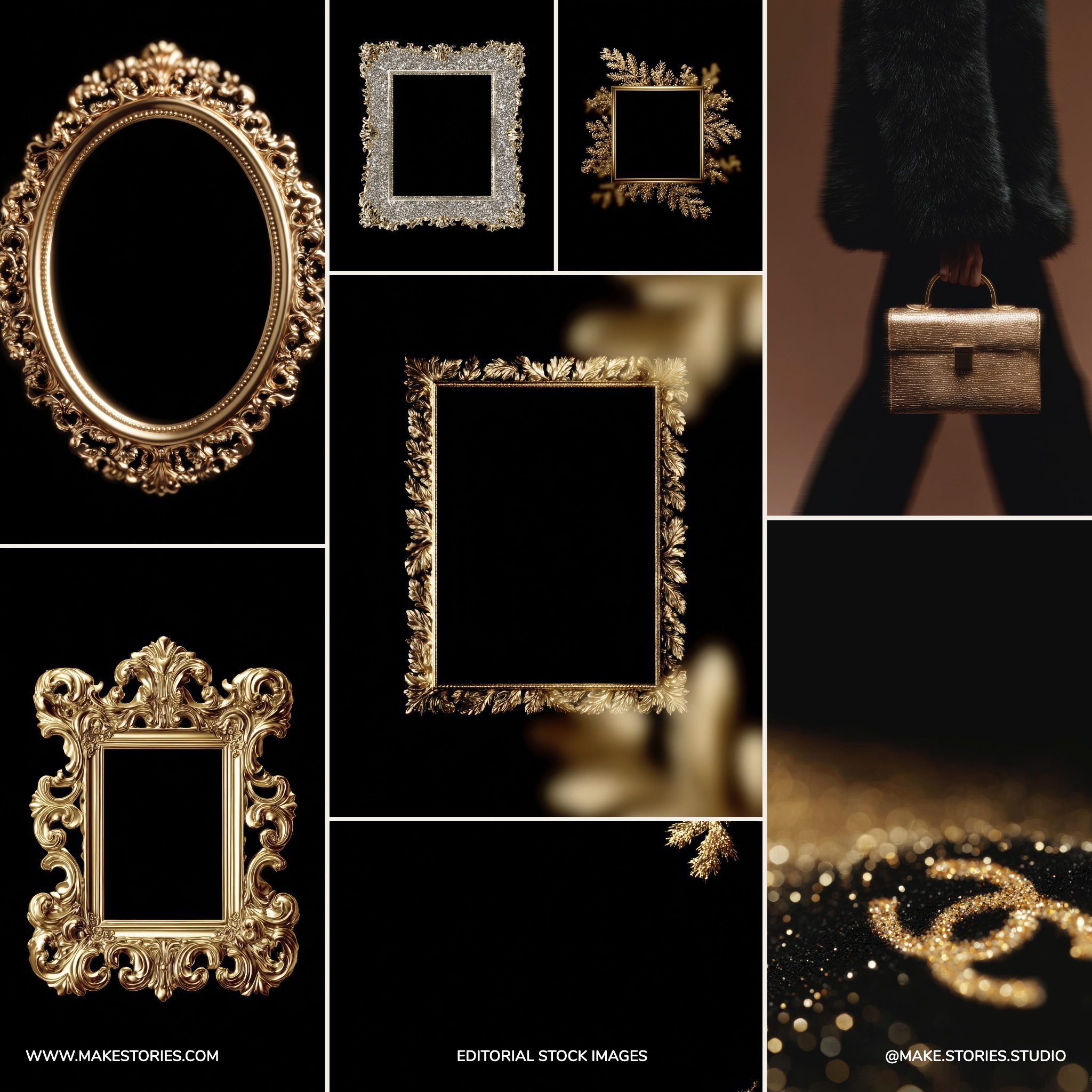 Black & Gold Luxury Holiday Aesthetic
